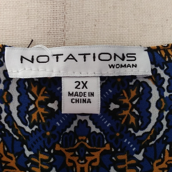 Notations Blouse Size 2X - Picture 7 of 7